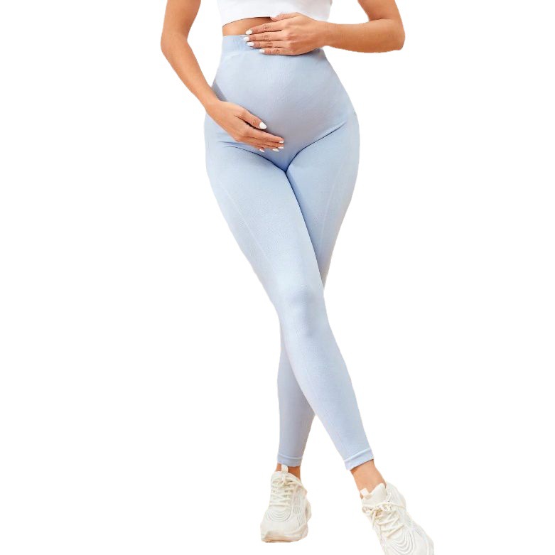 Pilates Yoga Pregnancy - กางเกงเลกกิ้งสำหรับคนท้อง ฤดูใบไม้ผลิ ฤดูใบไม้ร่วง ปี 2026 เอวสูง