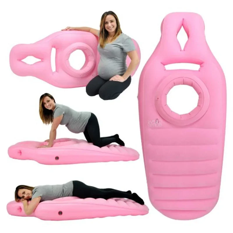 Pilates Yoga Studio - Inflatable หมอนตั้งครรภ์เสื่อโยคะสําหรับหญิงตั้งครรภ์ Inflatable Mat ที่นอนการตั้งครรภ์คลอดบุตร Body