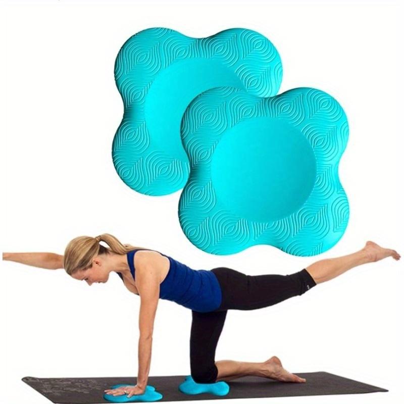 Pilates Yoga Knee Pads - แผ่นรองเข่าสำหรับโยคะแบบหนา 2 ชิ้น เหมาะสำหรับรองรับเข่า ข้อศอก ข้อมือ