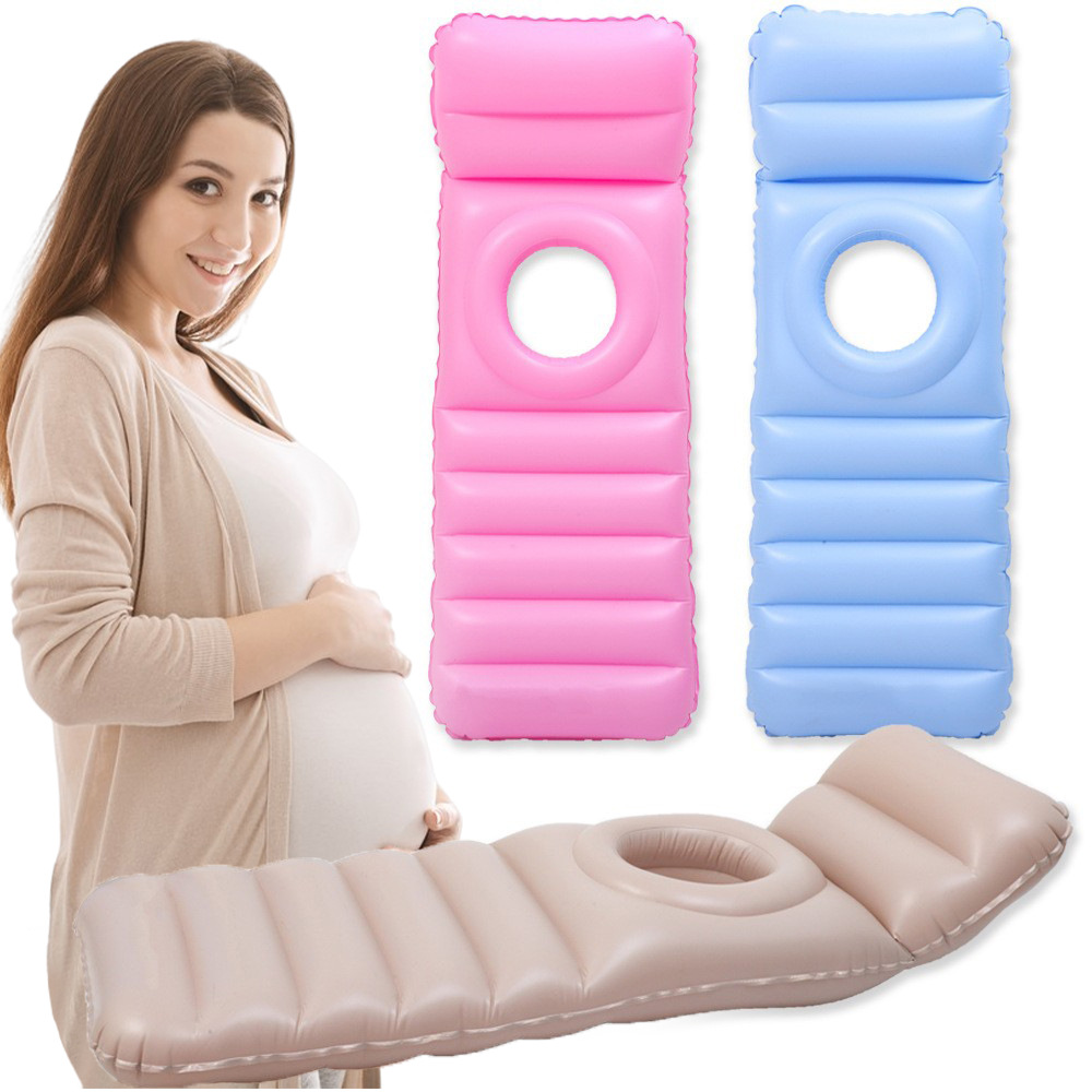 Pilates Yoga Pregnancy - เสื่อโยคะสําหรับหญิงตั้งครรภ์,ที่นอนคลอดบุตรแบบเป่าลมพร้อมรู,อาบแดด,นวดผ่อนคลาย,เสื่อโยคะพิลาทิสสําหรับการตั้งครรภ์