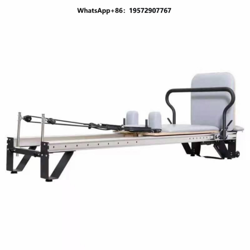 Pilates Yoga Studio - เตียงพิลาทิสแบบพกพา ปรับระดับได้ ทำจากอลูมิเนียมอัลลอย สำหรับใช้ในการฝึกโยคะและพิลาทิสในสตูดิโอ ทนทาน