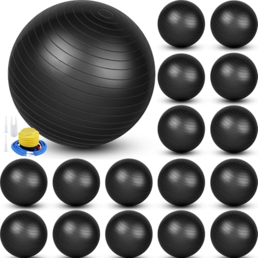 Pilates Yoga Pregnancy - ลูกบอลออกกำลังกายโยคะสำหรับฟิตเนส พิลาทิส และการตั้งครรภ์: ลูกบอล PVC ขนาด