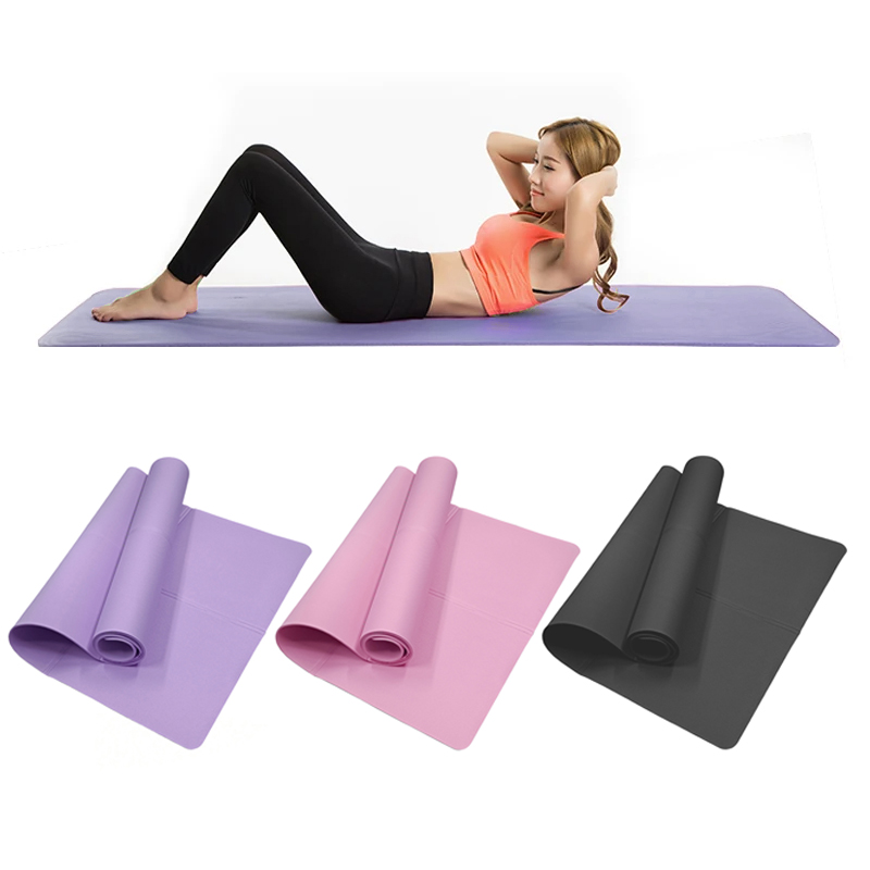 Pilates Yoga Mat Thickness - เสื่อโยคะ EVA หนา 4 มม. เสื่อกันลื่นสำหรับออกกำลังกาย