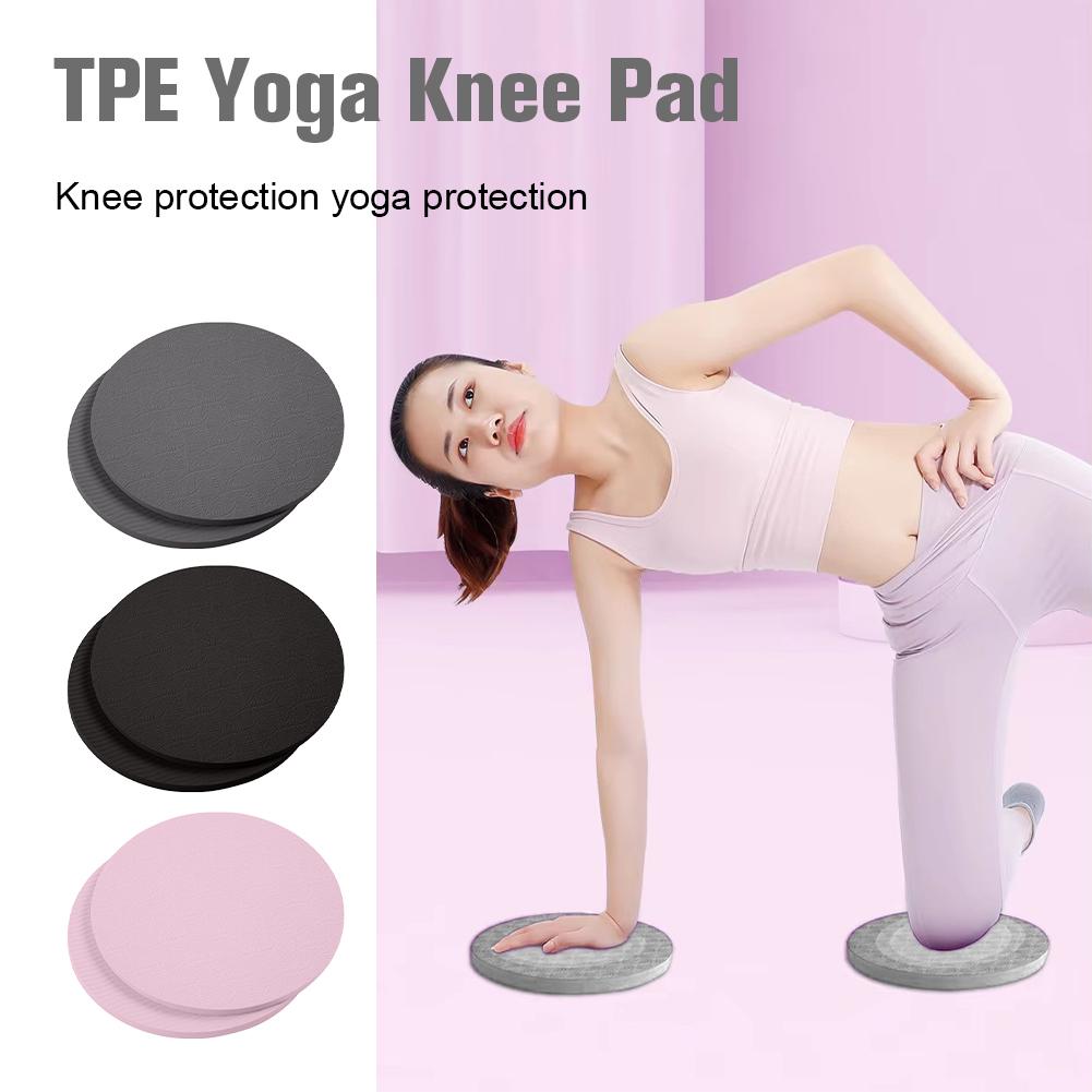 Pilates Yoga Knee Pads - แผ่นรองเข่าโยคะ 2 ชิ้น แผ่นรองออกกำลังกายหนาสำหรับเข่า ข้อศอก ข้อมือ