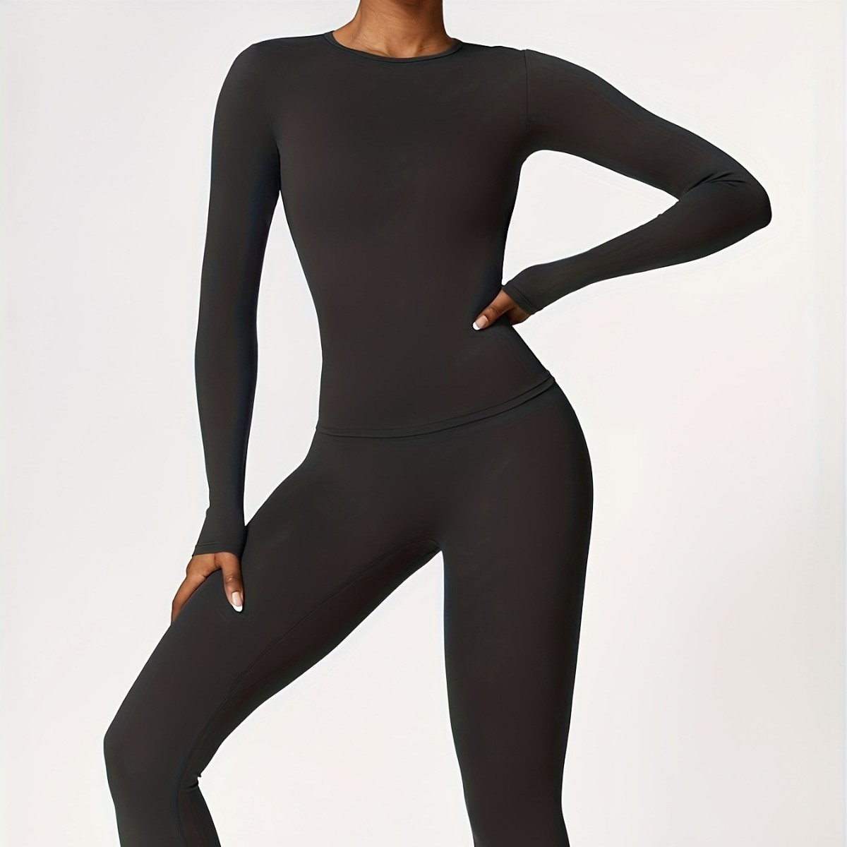 ชุดโยคะรัดรูป แขนยาว สำหรับวิ่ - Pilates & Yoga Studio Alineacion บทวิจารณ์และราคา