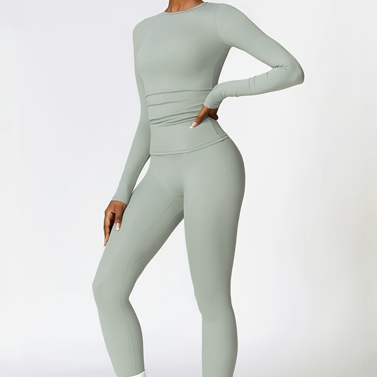 ชุดโยคะรัดรูป แขนยาว สำหรับวิ่ - Pilates & Yoga Studio Alineacion บทวิจารณ์และราคา