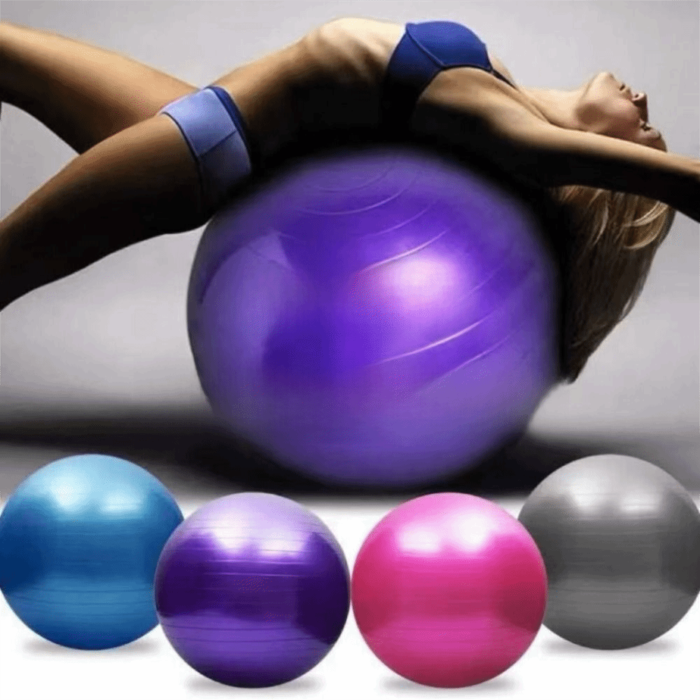 ลูกบอลออกกำลังกาย PVC สำหรับยิ - Pilates Yoga Pregnancy บทวิจารณ์และราคา