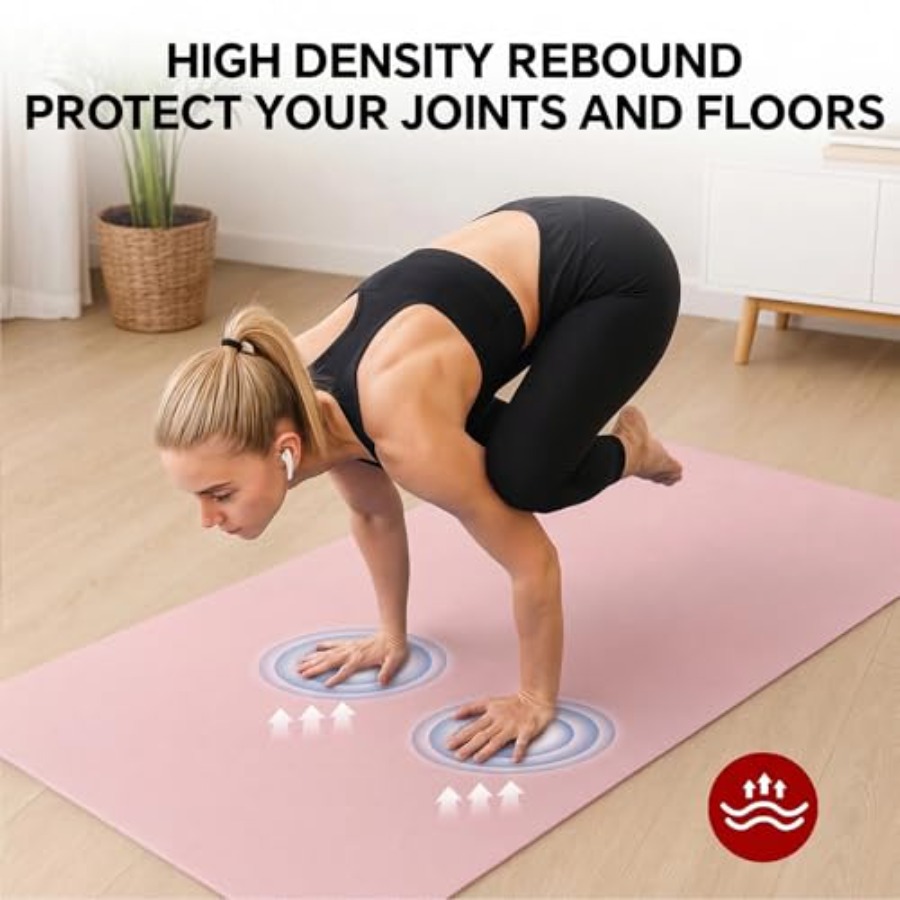 เสื่อโยคะขนาดใหญ่พิเศษสำหรับออ - Pilates Yoga Mat Thickness บทวิจารณ์และราคา