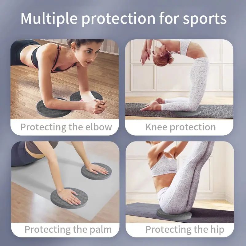 แผ่นรองเข่าโยคะ 2 ชิ้น แผ่นรอง - Pilates Yoga Knee Pads บทวิจารณ์และราคา