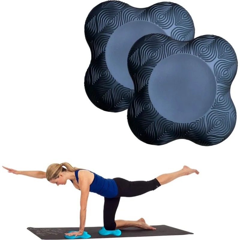 แผ่นรองเข่า ข้อศอก ข้อมือ มือ  - Pilates Yoga Knee Pads บทวิจารณ์และราคา
