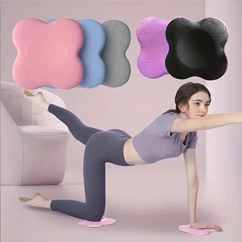 แผ่นรองเข่าโยคะกันลื่นแบบหนา 2 - Pilates Yoga Knee Pads บทวิจารณ์และราคา