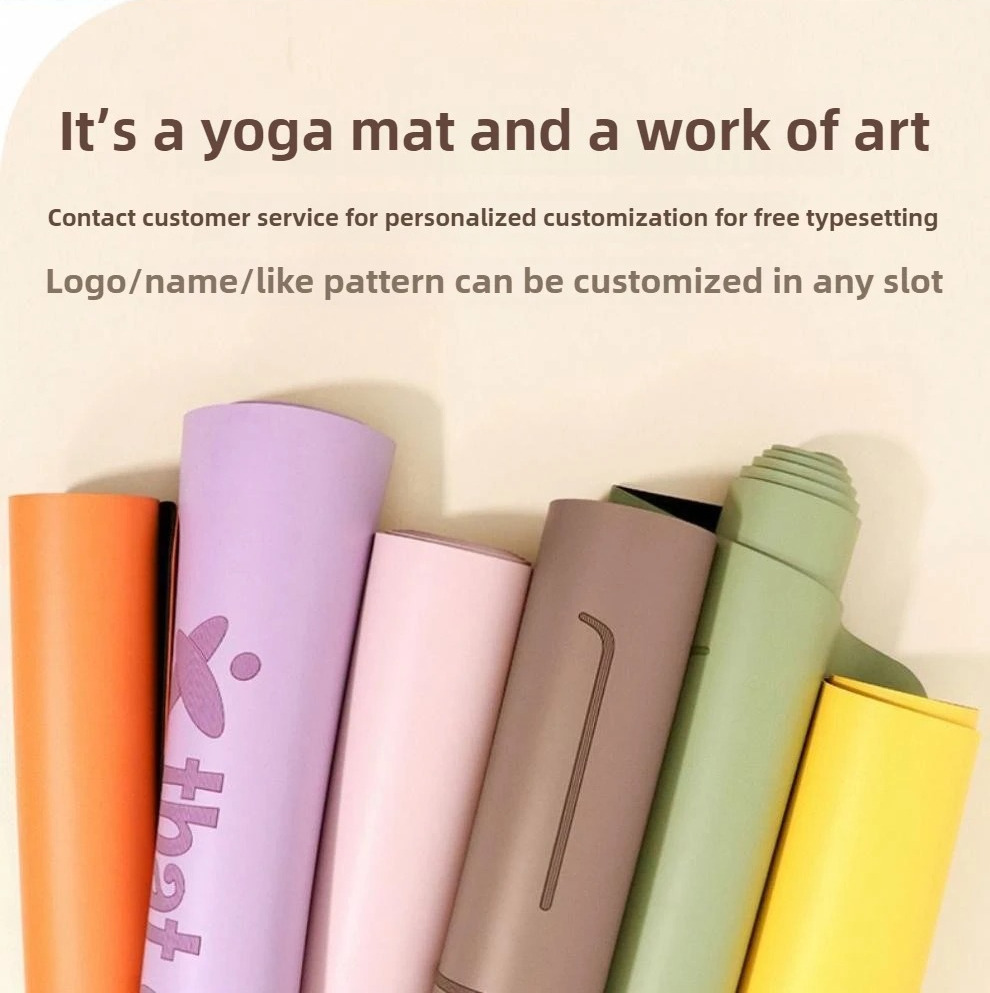 เสื่อโยคะกันลื่นยางสีบริสุทธิ์ - Pilates Yoga Mat Thickness บทวิจารณ์และราคา