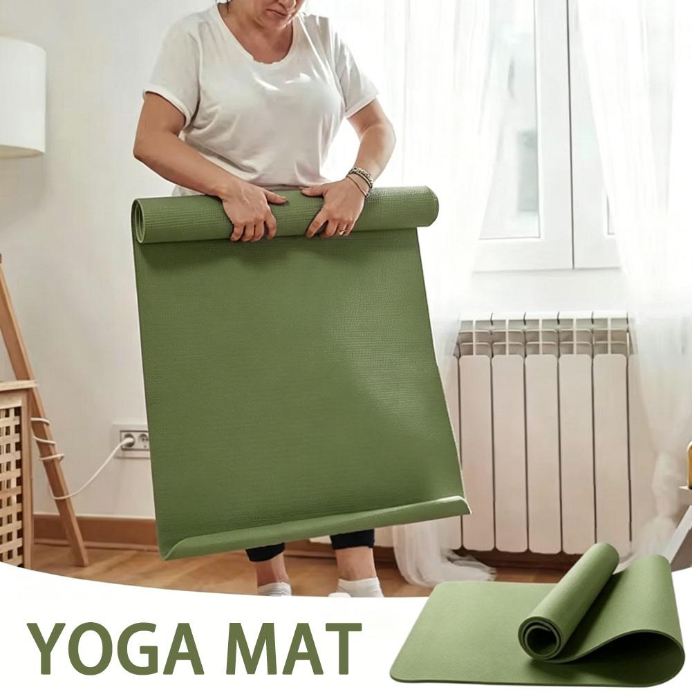 เสื่อโยคะหนา เสื่อโยคะกันลื่น  - Pilates Yoga Mat Thickness บทวิจารณ์และราคา