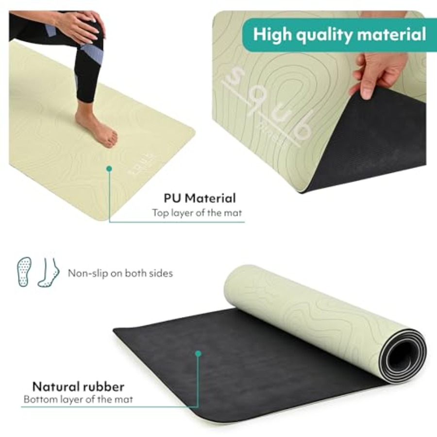 เสื่อโยคะสำหรับฝึกพิลาทิส หนา  - Pilates Yoga Mat Thickness บทวิจารณ์และราคา