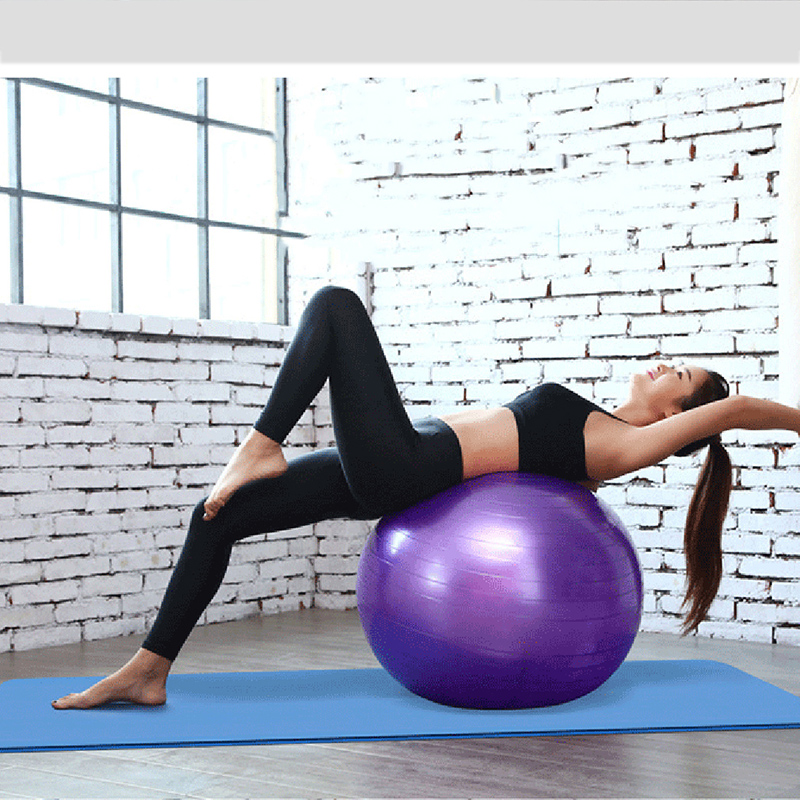ลูกบอลโยคะกันแตกขนาด 45 ซม. ลู - Pilates Yoga Pregnancy บทวิจารณ์และราคา