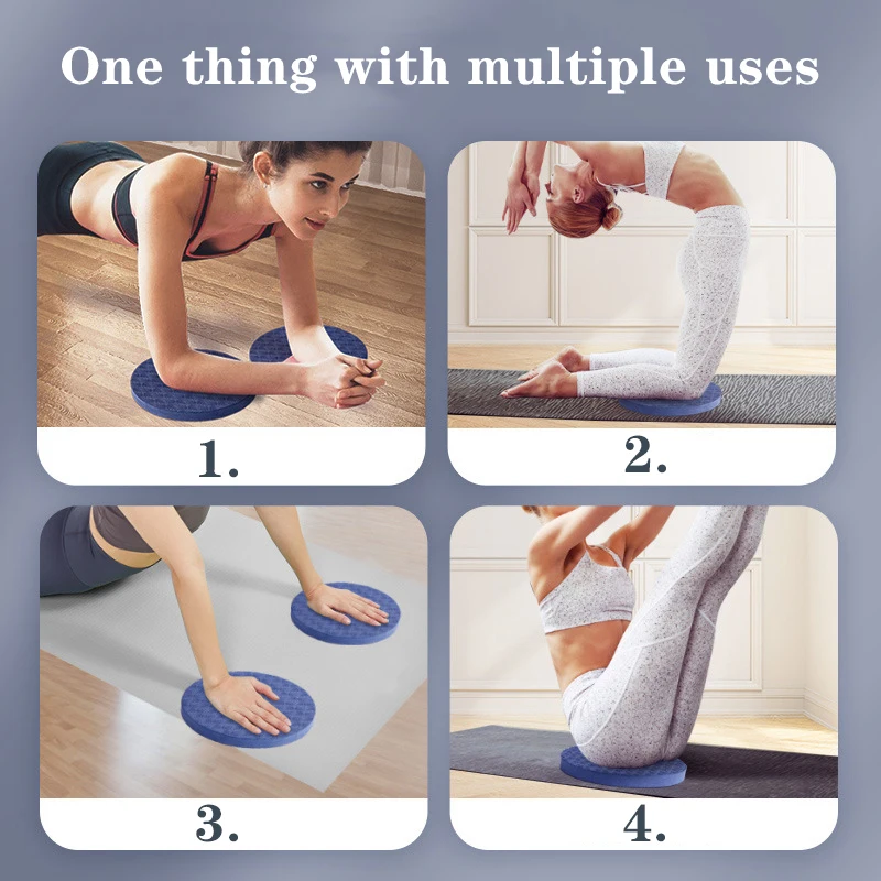 โยคะเข่าPads 2 Packโยคะเข่าเบา - Pilates Yoga Knee Pads บทวิจารณ์และราคา