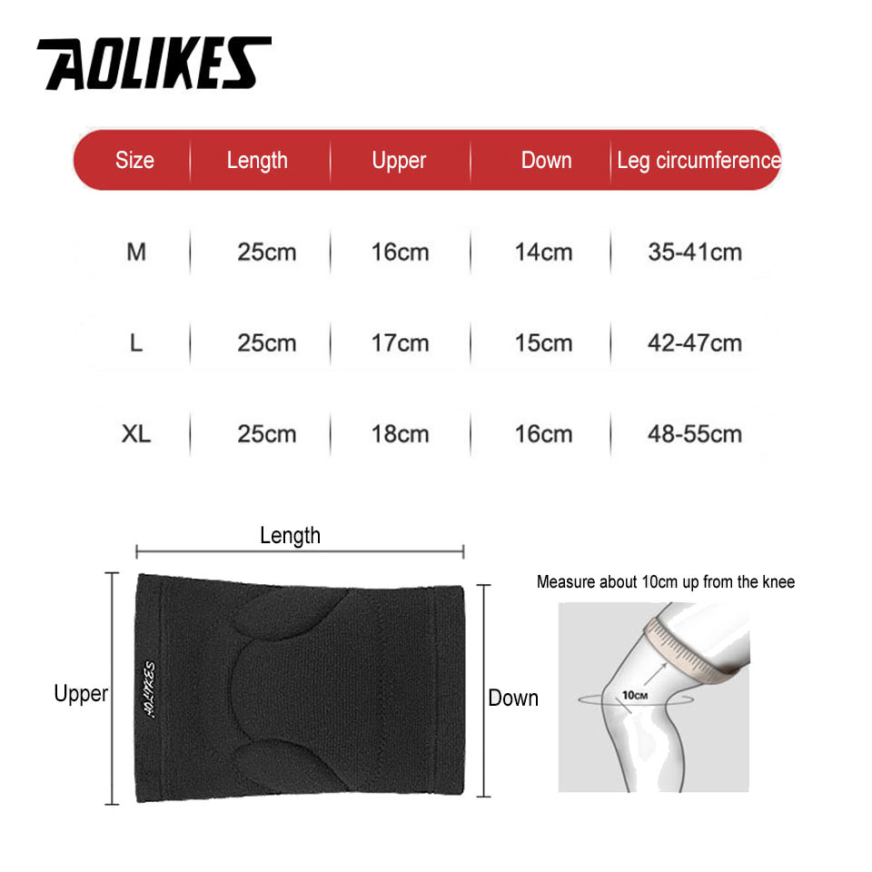 AOLIKES 1 คู่กีฬาหนาเข่า Pads  - Pilates Yoga Knee Pads บทวิจารณ์และราคา