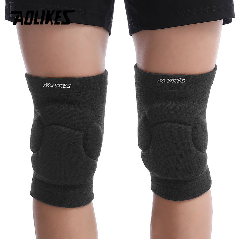 AOLIKES 1 คู่กีฬาหนาเข่า Pads  - Pilates Yoga Knee Pads บทวิจารณ์และราคา