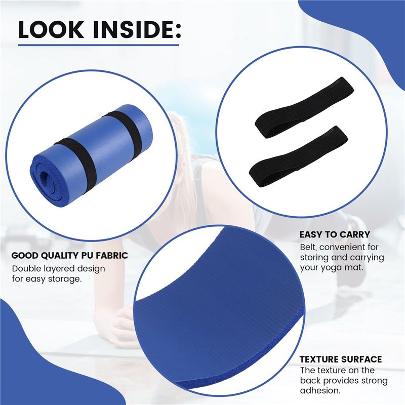 เสื่อโยคะหนา 15 มม. แผ่นรองเข่ - Pilates Yoga Knee Pads บทวิจารณ์และราคา